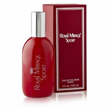 Royal Mirage Sport EDC Eau De Cologne Spray, 120ml Free Shipping.