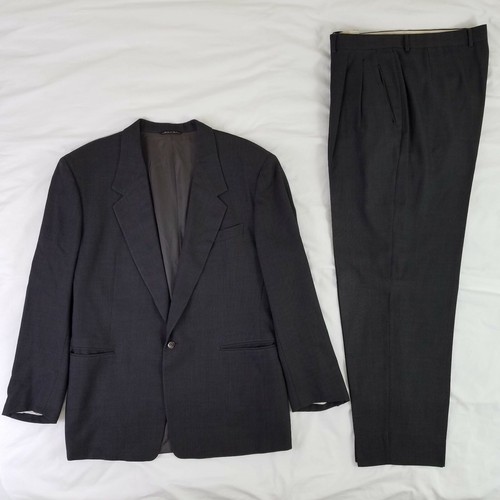 CANALI Proposta Herren Grau Wollanzug Größe 55 EUR (45 US) - Bild 1 von 12