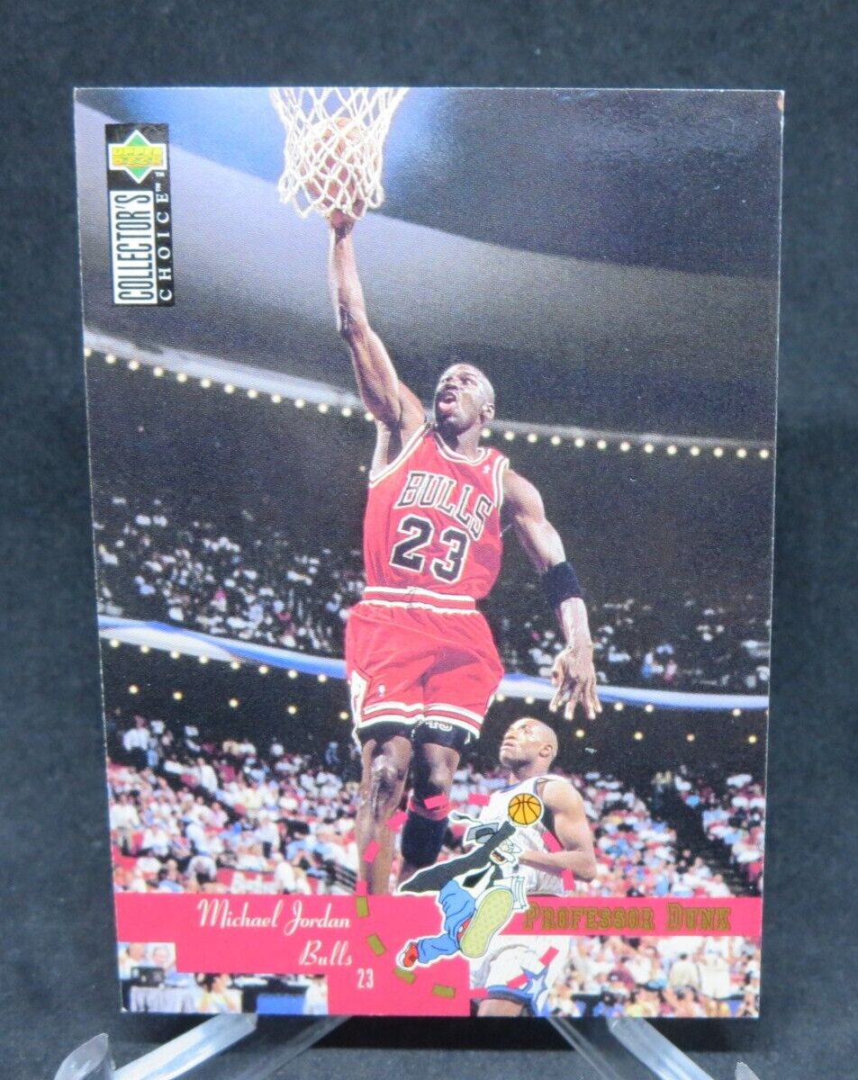 Michael Jordan 1995 Upper Deck PROFESSOR DUNK #195 Chicago Bulls