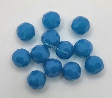 Swarovski Crystal Caribbean Blue Opal Faceted Round 5000 Beads; 4mm, 6mm, 8mm