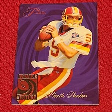 HEATH SHULER washington football 1994 Fleer Flair wave of the future 5 Rookie rc