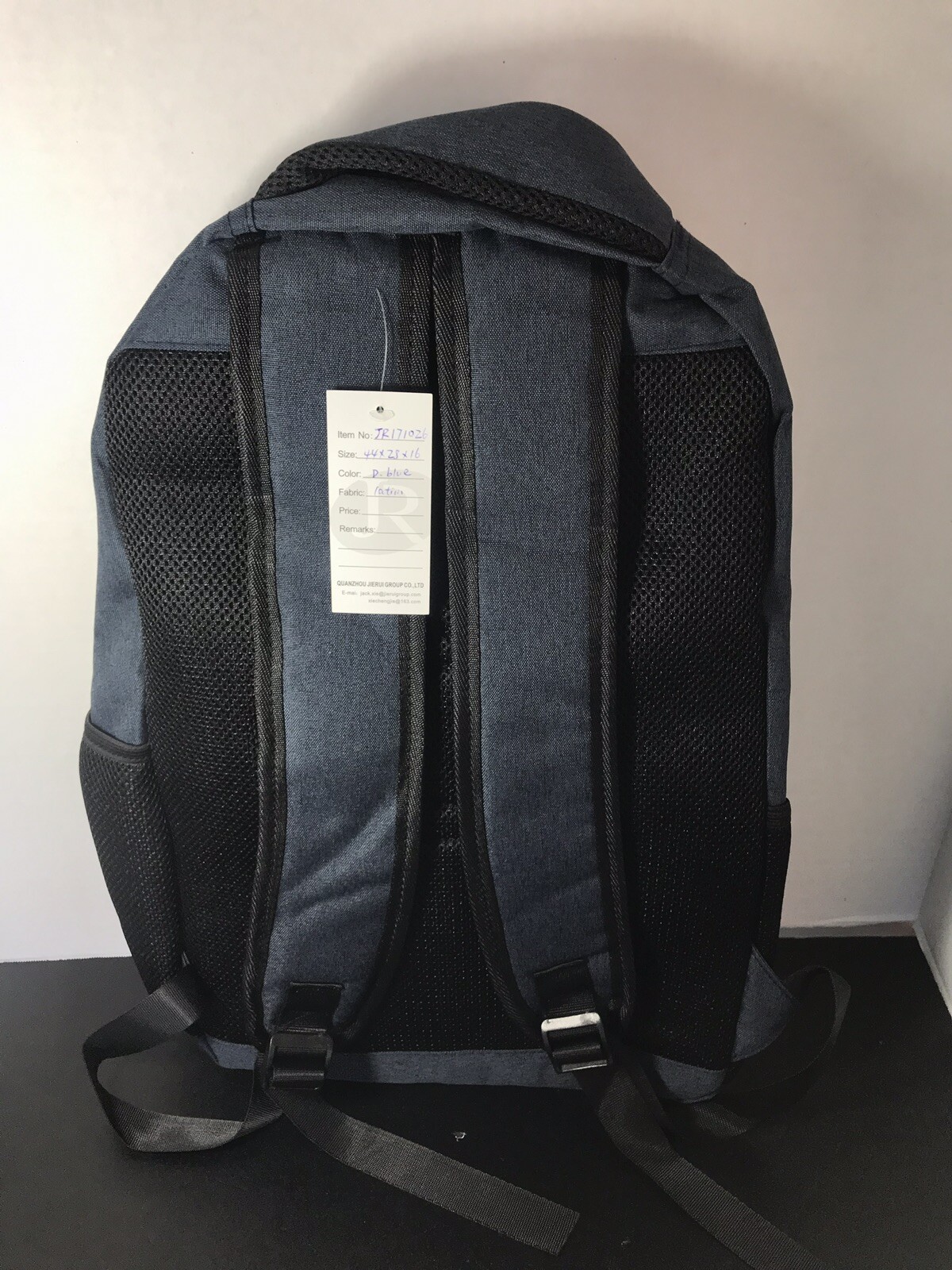 DXYIZU Dark Blue Unisex Backpack Bag - tiendamia.com