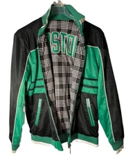 UNK NBA Official Boston Celtics Reversible Track Warm Up Jacket-Full Zip-Size L