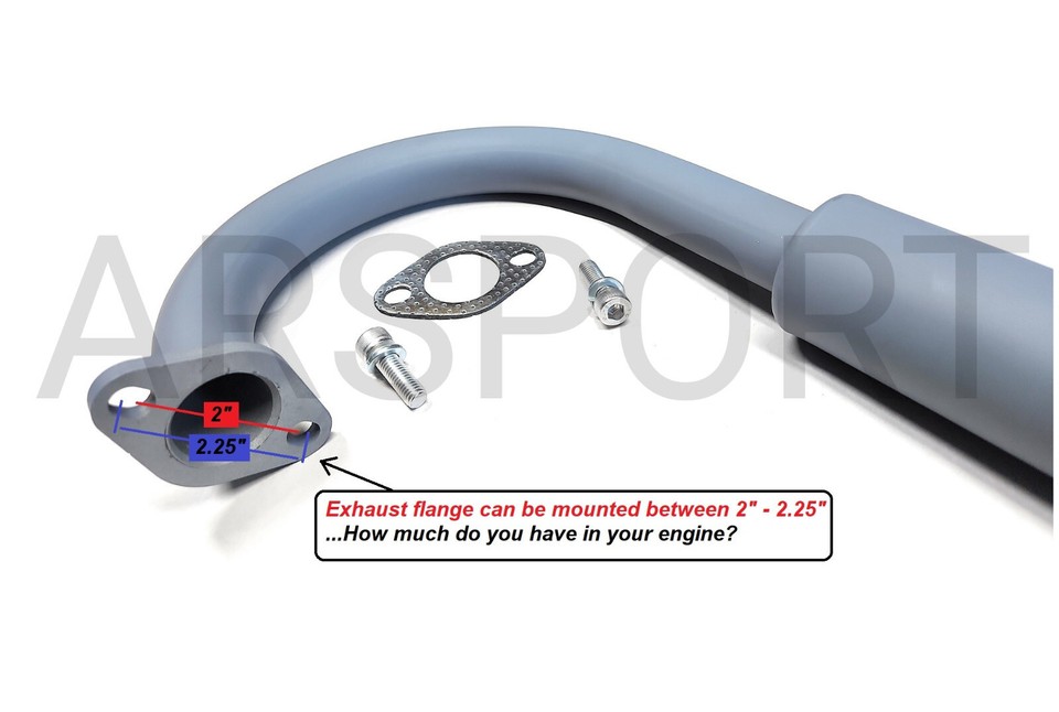 Exhaust pipes mufflers For Predator 670cc VTwin eBay