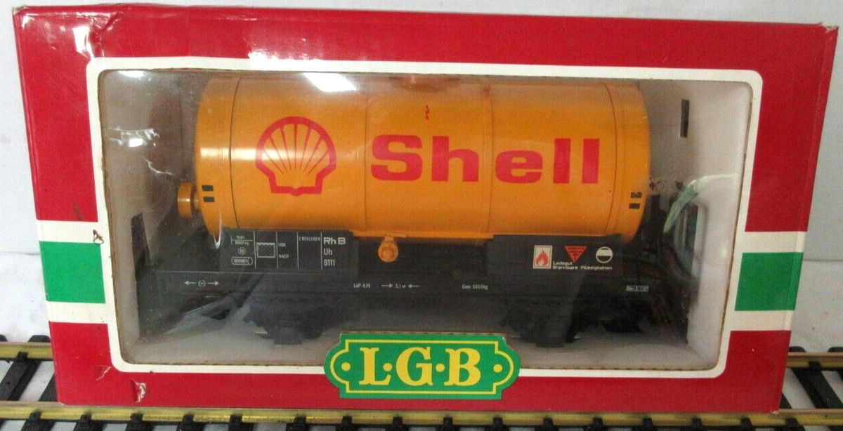 LGB 4040S SHELL TANK CAR W/ ORIGINAL BOX | eBay