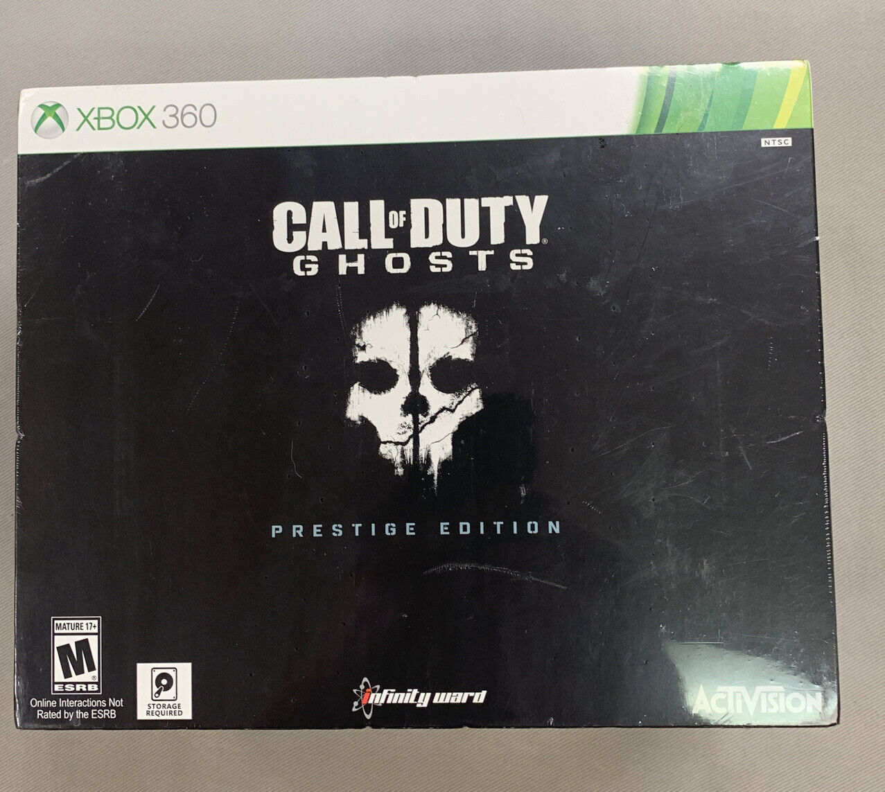 CALL OF DUTY GHOSTS PRESTIGE EDITION XBOX 360. NO GAME, CAMERA ONLY! NEW!  47875848733