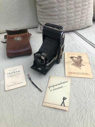 Vintage Zeiss Ikon Ikonta 5 2 W Novar 6 3 10 5 Cm Lens Derval Shutter Case Ebay