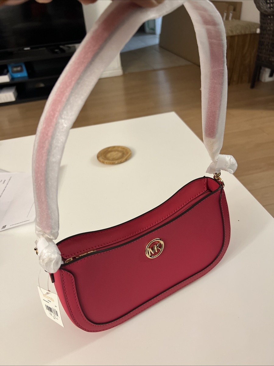 Michael Kors Leida Small Pochette- Pink 196163833774