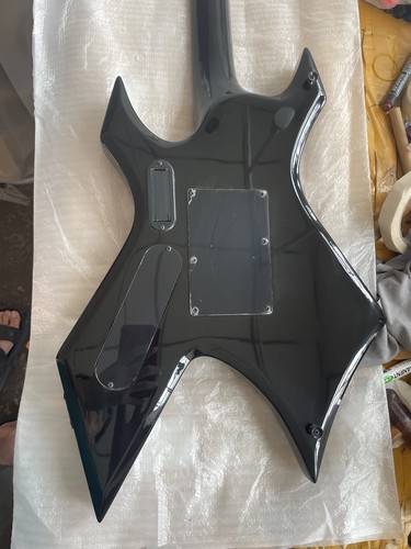 Factory Customized Black Electric Guitar Double Floyd Rose Vibrato EMG Pickups - Picture 5 of 10