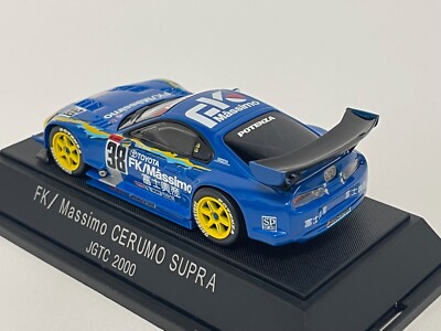 専用 au CERUMO SUPRA No.38 JGTC 2001 1/43 Ebbro FK / Massimo Cerumo Toyota Supra JGTC 2000 car