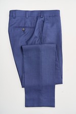 New Suitsupply Brescia Blue Pants Suit Size US 34R Waist 28