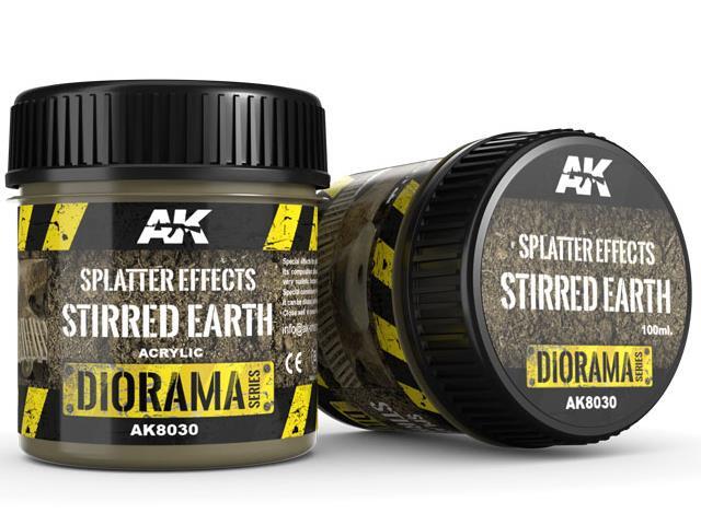 AK Interactive 100ml 08030 Splatter Effects - Stirred Earth