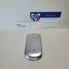 TAPA MOTOROLA C139 GRIS PHONE BACK COVER BATTERY ORIGINAL GENUINA