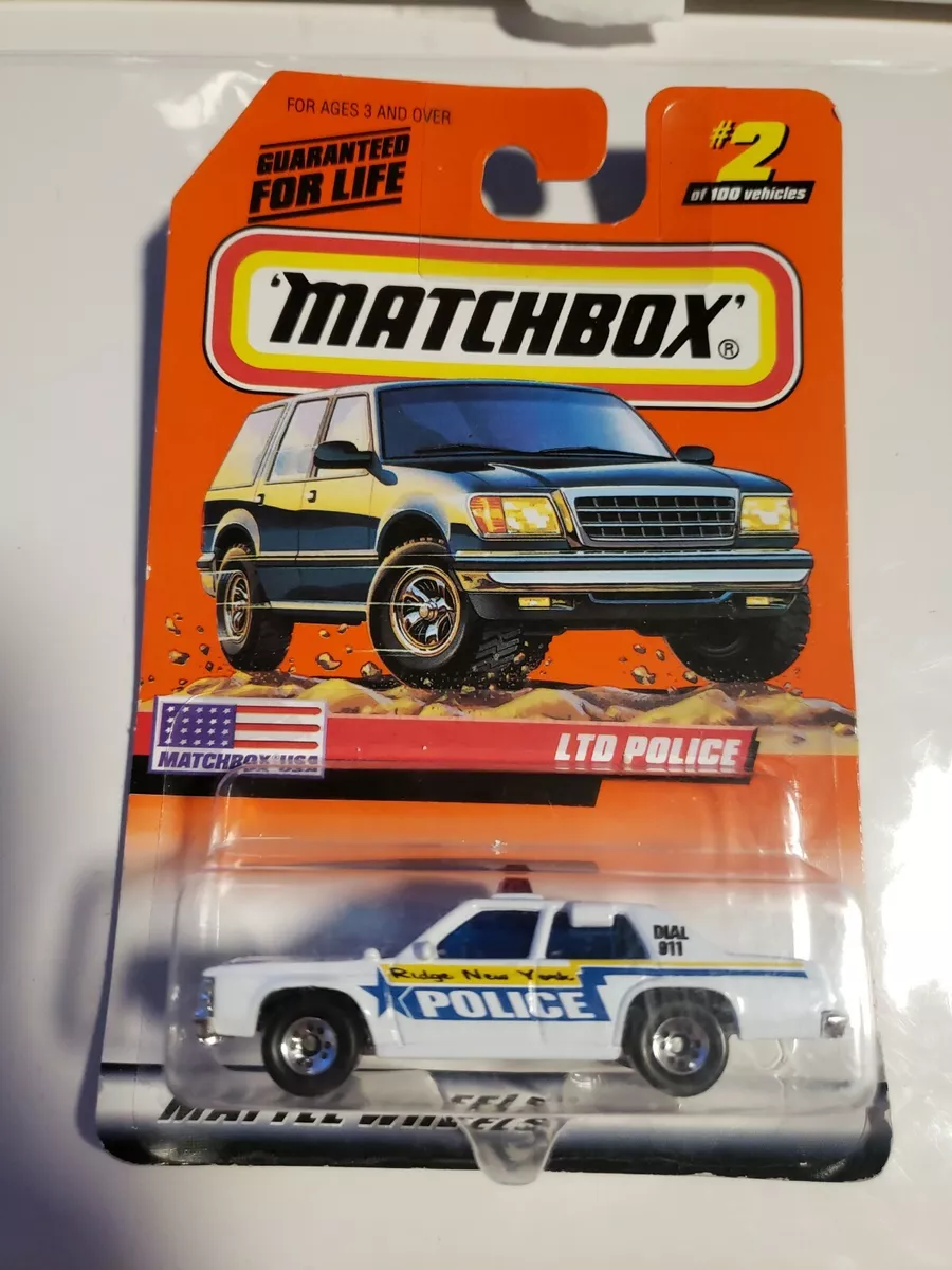 Matchbox Mattel Wheels LTD Police Matchbox USA 2 100 Ridge New