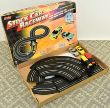 Vintage Artin Stock Car Raceway Slot Car Road Racing Track Set - NICE