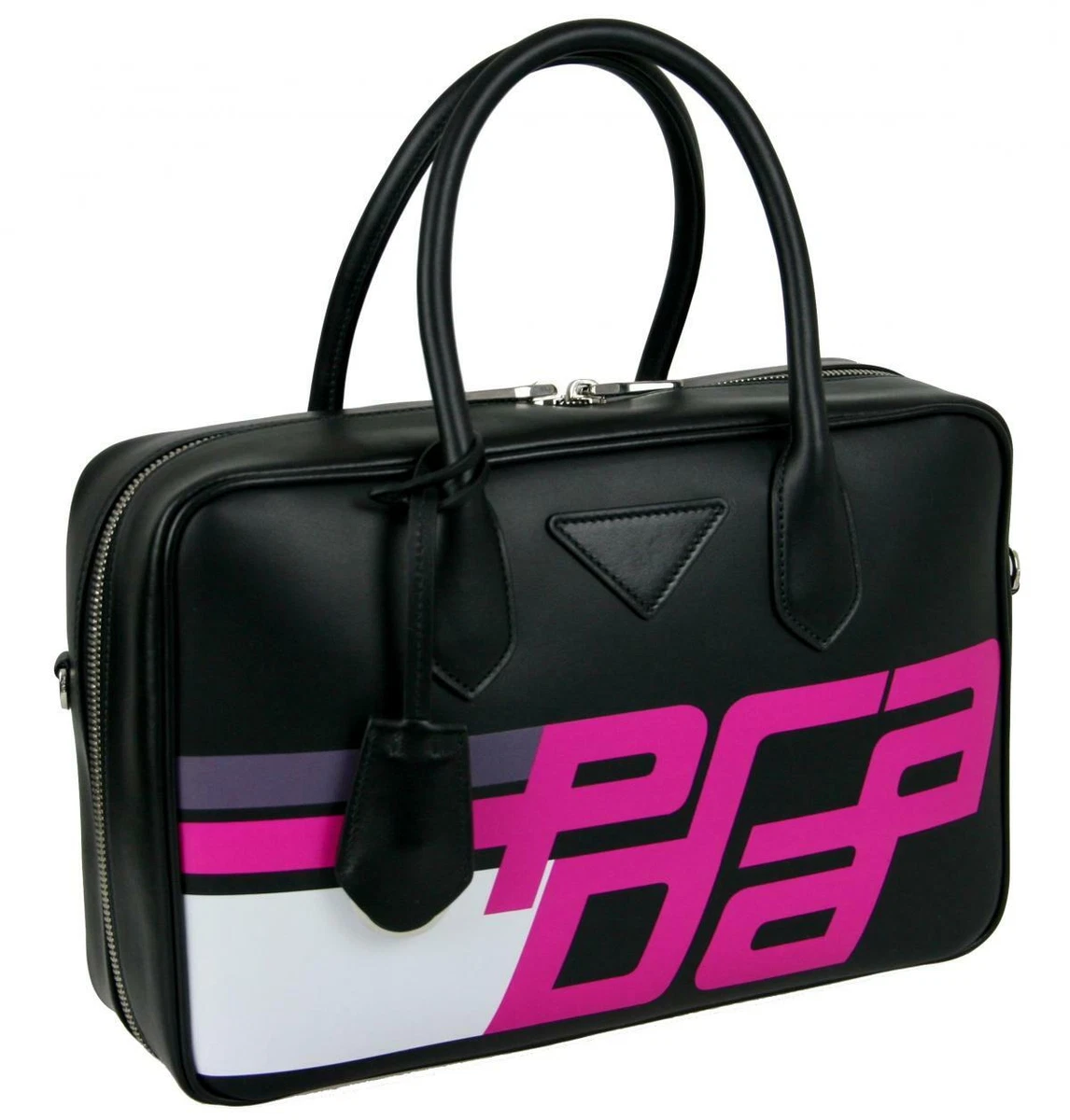 AUTH LUXURY PRADA SHOULDER BAG HANDBAG 1BB045 BLACK LEATHER NEW eBay