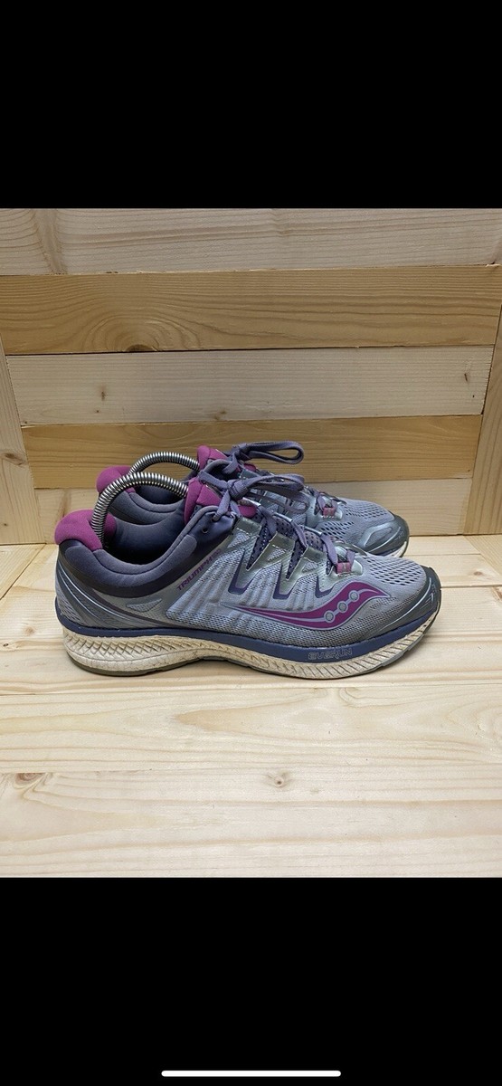 Fog Saucony Triumph Iso Or Saucony S10413-1 Triumph ISO Fog Grey/Purple  Women's Running