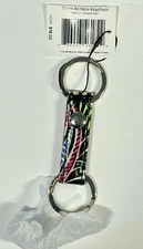 Vera Bradley Twice As Nice Key Chain Bandanna Swirl- New w/ Tag in Package
