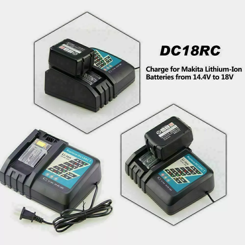 Makita DC18RC Chargeur à batterie 7.2V/18V