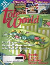 TOLE WORLD - DECORATIVE ART - AUGUST 2005