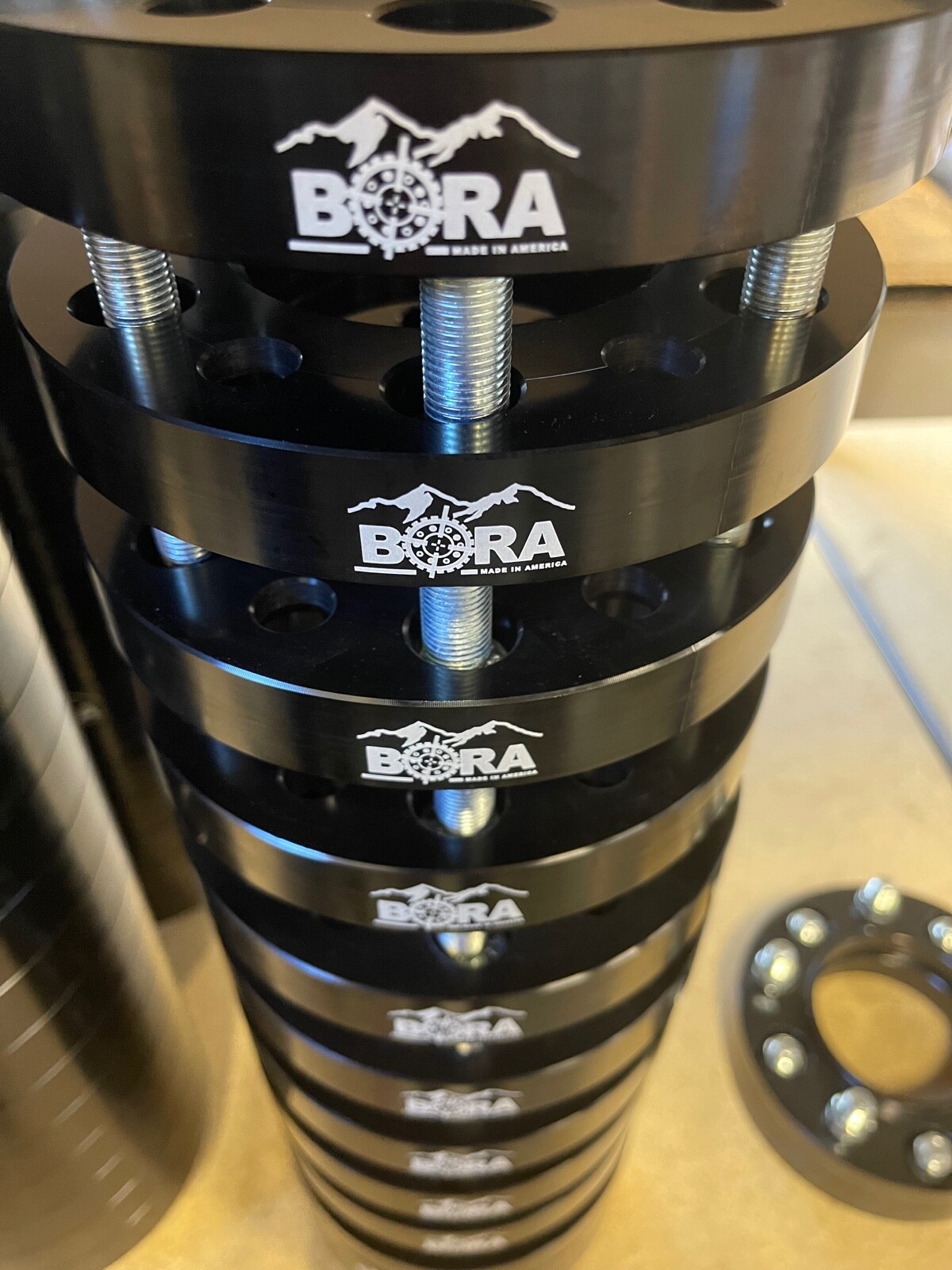 BORA Front Wheel Spacers for John Deere 3033R Series 6 Lug 2.50" (2