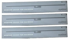 3x Webcam Cover for Macbook Notch Series 2022 Designed for all 2021 & 2022 Model