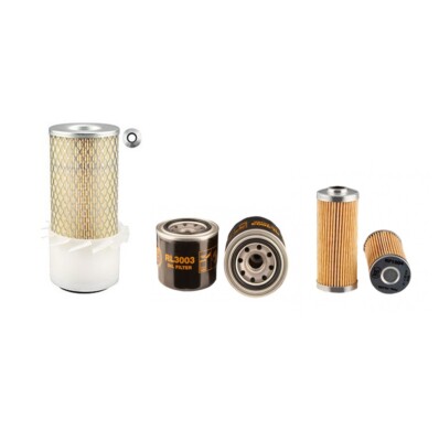 Kit Manutenzione Filtro Per Yanmar YM1610 YM1801D Carburante Aria Olio