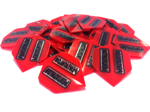 PENTATHLON™ Mini Dart Flights seltene Größe - ROT - 10 Sets MADE IN BRITAIN - Bild 3 von 22