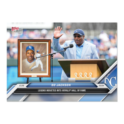 2024 Topps Now 363 Bo Jackson Kansas City Royals Hall of Fame Legend PR 1564