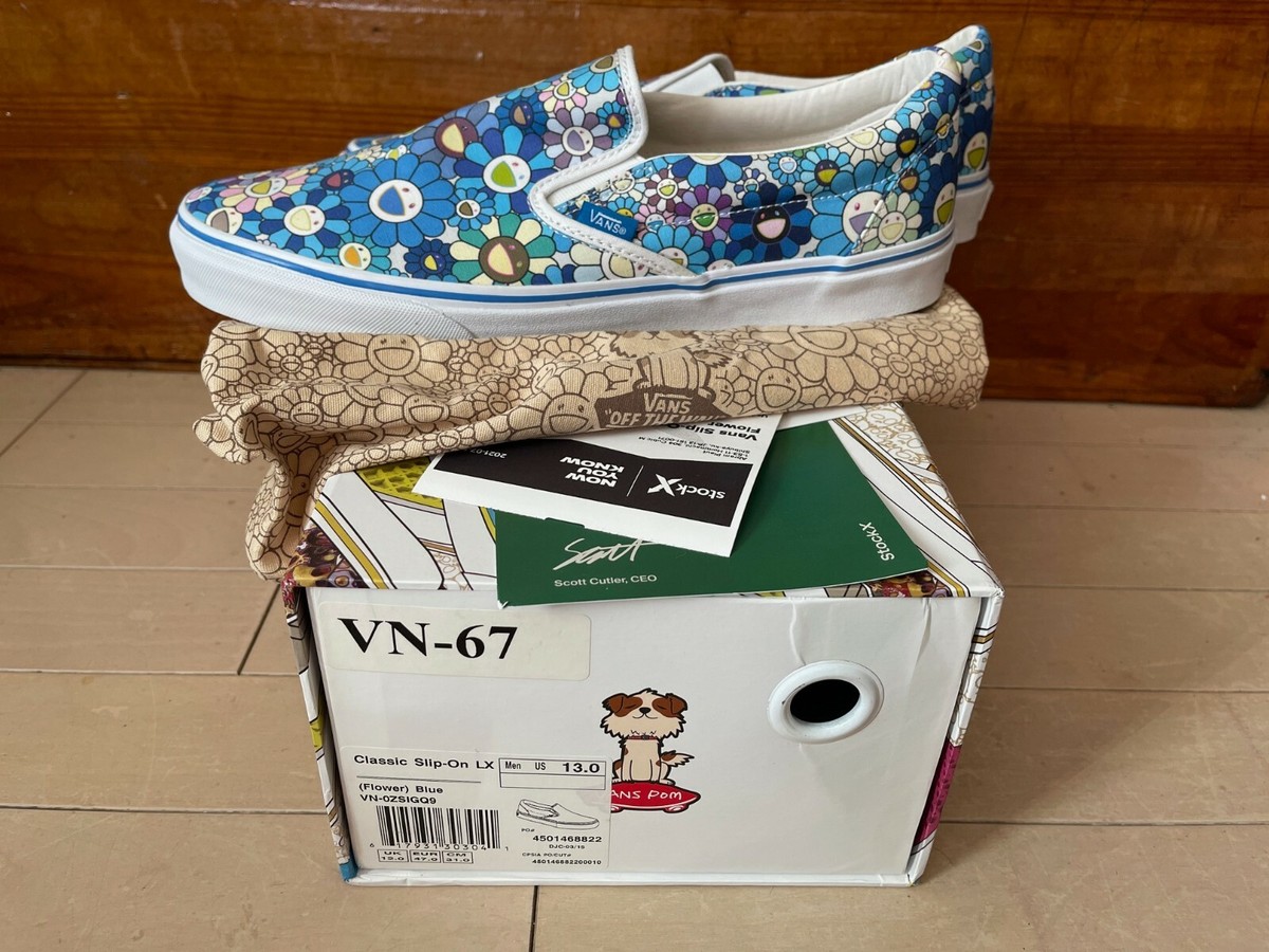 Japan Vans Slip-On LX Takashi Murakami Multi-Color Flower