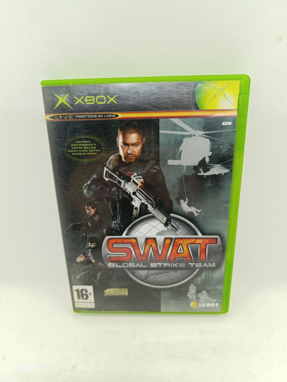 Swat Global Strike Team Jeu Xbox 1 Xbox 1er Génération Complet Pal Fr