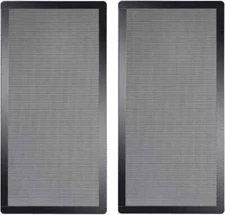 120 X 240Mm PC Case Dust Mesh Filter, [2 Pack] Magnetic Frame Computer Fan Dust