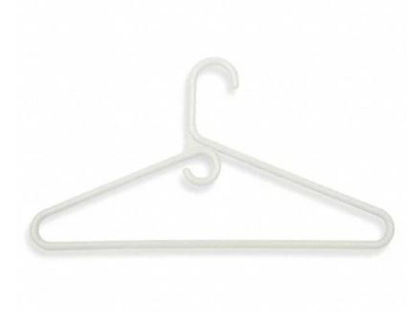 Mainstays Heavy Weight Clothing Hangers, 9 Pack, White, Durable 