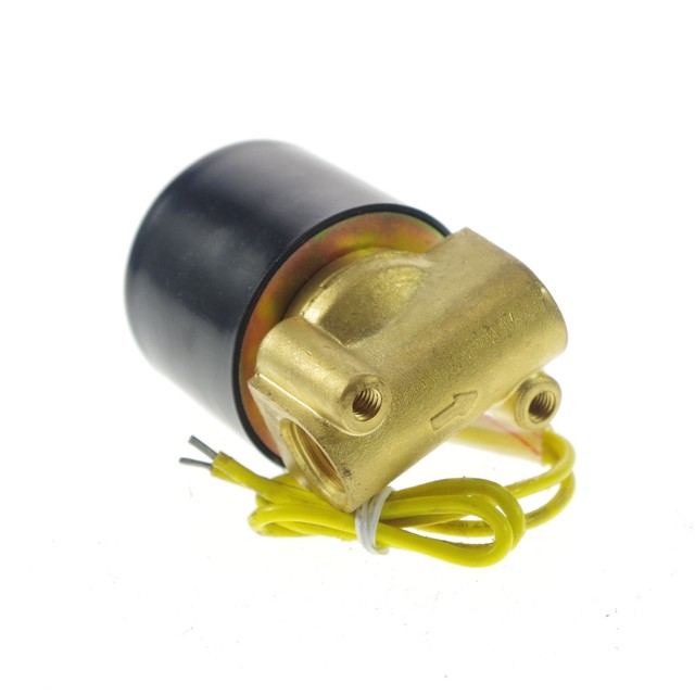 110VAC Methane Gas Fuel Propane 2 Ways NC Solenoid Valve 1/4" BSPP
