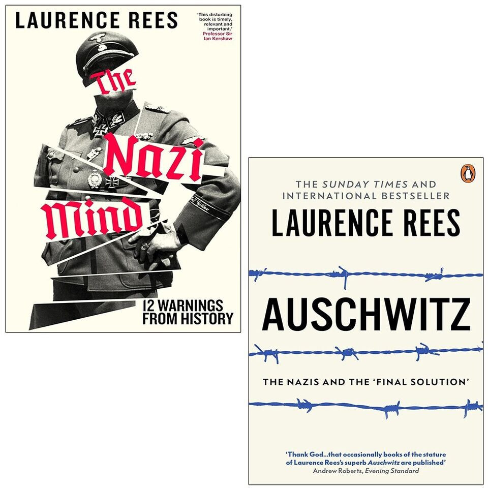 Laurence Rees 2 Books Collection Set Auschwitz Nazis Final Solution HB,Nazi Mind