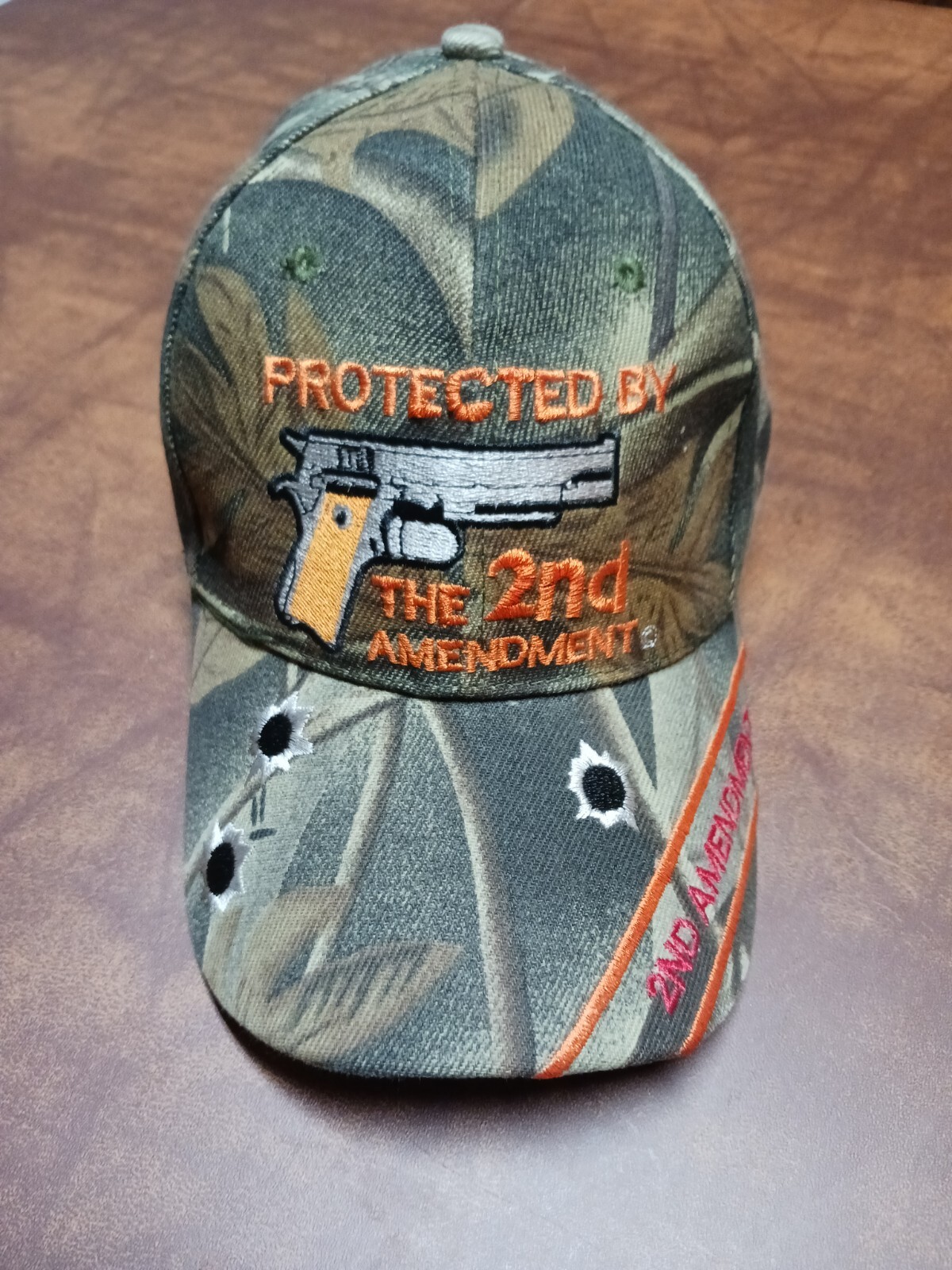 Protected by 2nd Amendment Emboridered Baseball C… - image 1