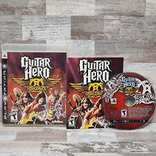 Guitar Hero Aerosmith PlayStation 3 PS3 2008 Complete w/ Manual Tested