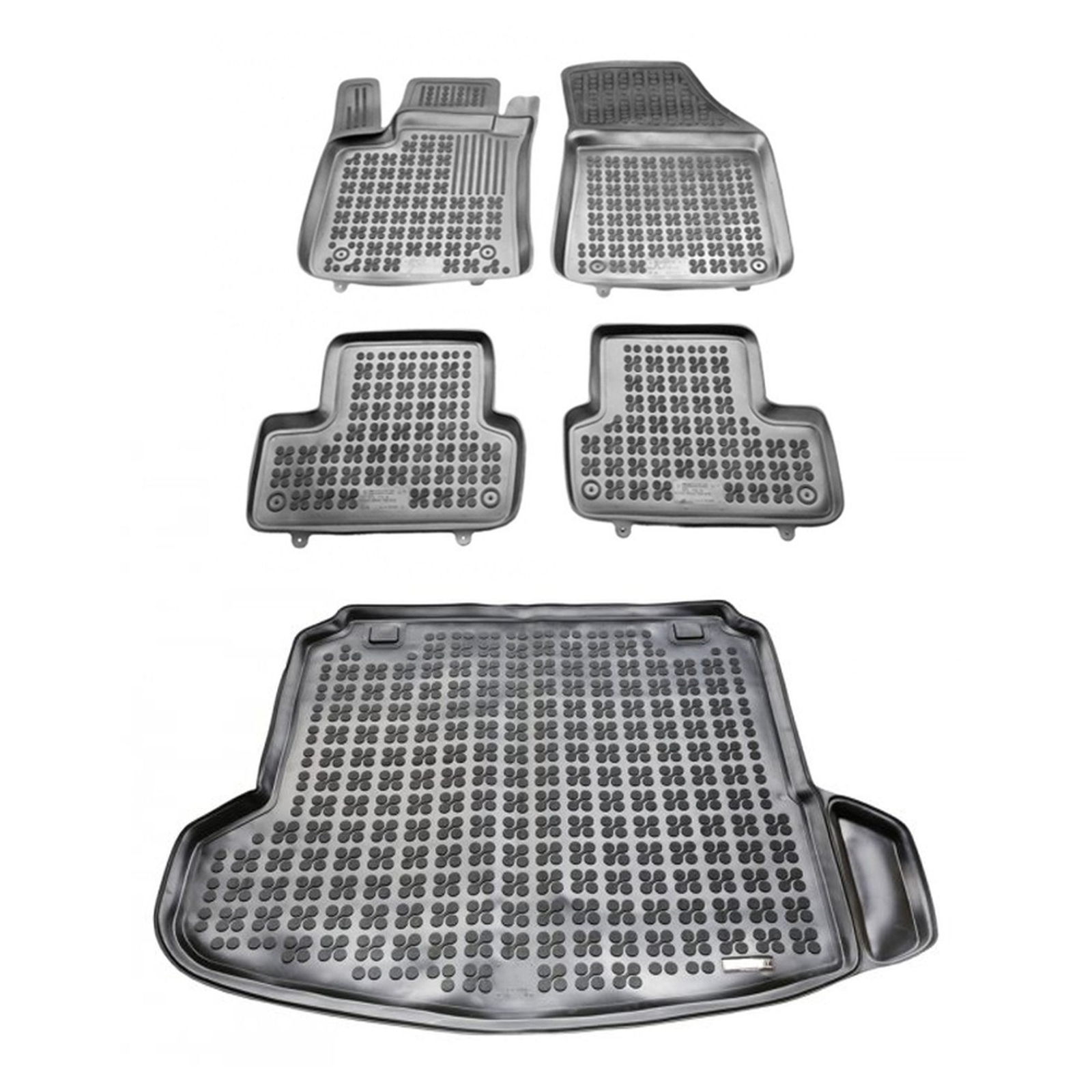 Tapis de sol pour Renault Megane 4 Berline sur mesure noir 2016-2026