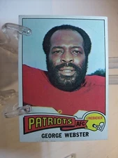 1975 Topps Football Card   #186 George Webster  (89771)