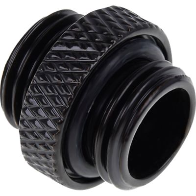 Alphacool Eiszapfen Doppelnippel G1/4 AG auf G1/4 AG, Verbindung, schwarz