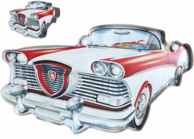 Vintage Metall 3D LED Logo Schild Garage Auto Mann Höhle Wandrelief Dekoration Geschenk