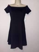 Old Navy Black Over The Shoulder Dress #144935 NWT! S Small Petite PS
