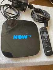 NOW TV Box 4500SK 1080p Wi‑Fi Roku OS Ethernet HDMI Remote PSU Cable