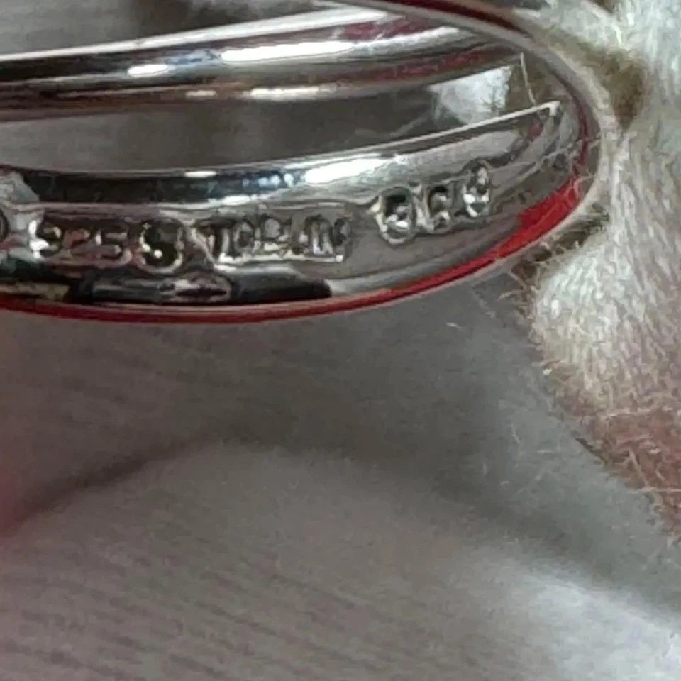 Anillo para mujer GEORG JENSEN Mobius modelo 369 Torun plata de ley 925 talla EE. UU. 5 Foto 4 de 4