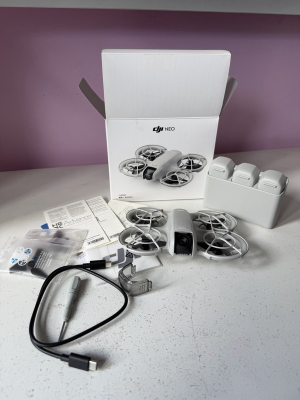 DJI Neo Drone Mini 4K Quadcopter with 3 Battery Combo & Original Accessories
