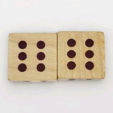 2001 Parcheesi (Milton Bradley) - Replacement Dice x4 