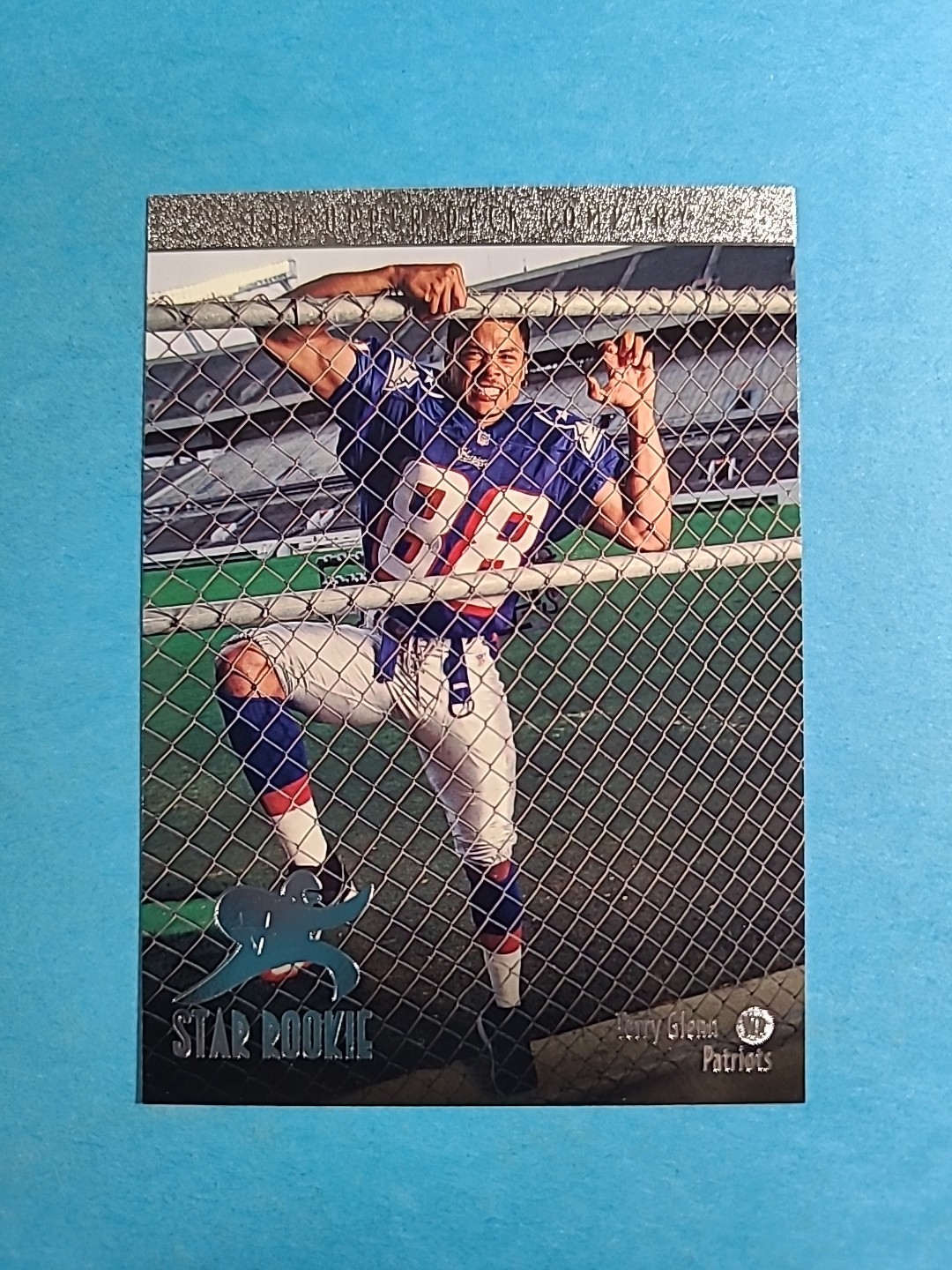 Terry Glenn 1996 Upper Deck Football Card # 8 J7380
