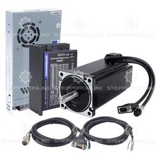 STEPPERONLINE 12Nm Nema 34 Closed Loop Stepper Motor+Driver w/ 60V Power CNC Kit