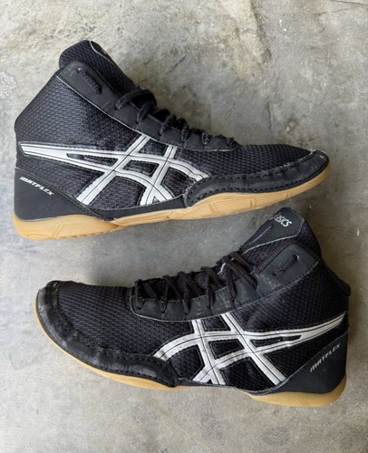 Rare Asics Matflex 5 Wrestling Shoes Gum Sole Gable Cael Sanderson SIZE 9