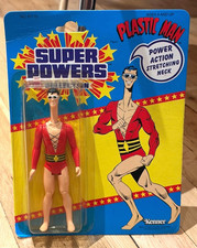 MOC SUPER POWERS 5  PLASTIC MAN ACTION FIGURE 1986  3rd WAVE  KENNER US 33-BACK